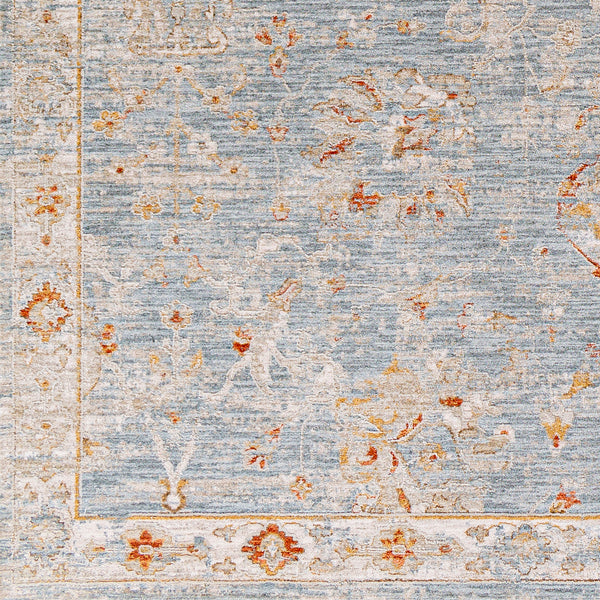 Surya Avant Garde Blue Rug | Orange Rugs | Rugs Done Right 