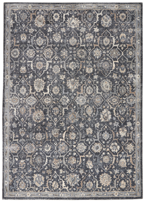 nourison moroccan celebration ki385 navy rug
