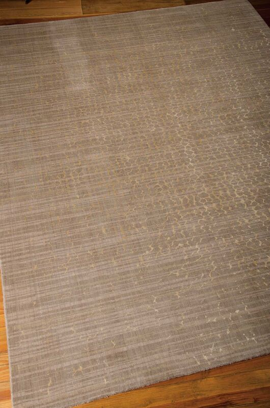 Nourison Clearance Silken Allure SLK06 Mushroom Rug