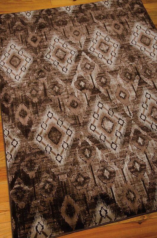 Nourison Clearance Karma KRM02 Chocolate Rug