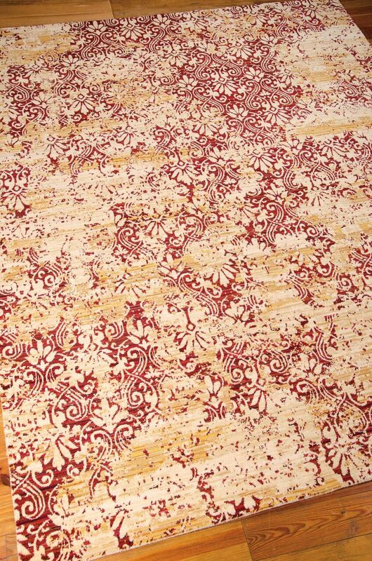 Nourison Clearance Rhapsody RH005 Gold Rug