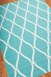 Nourison Clearance & Garden RS089 Aqua Rug