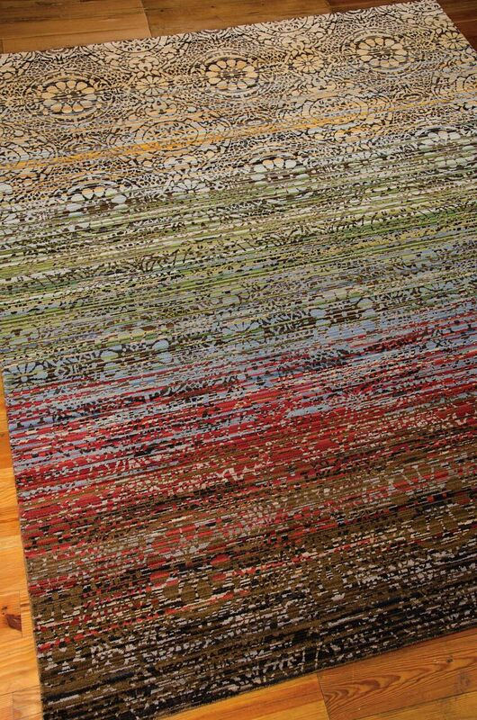 Nourison Clearance Rhapsody RH002 Multi Rug