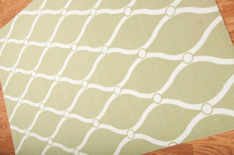 Nourison Clearance & Garden RS089 Green Rug