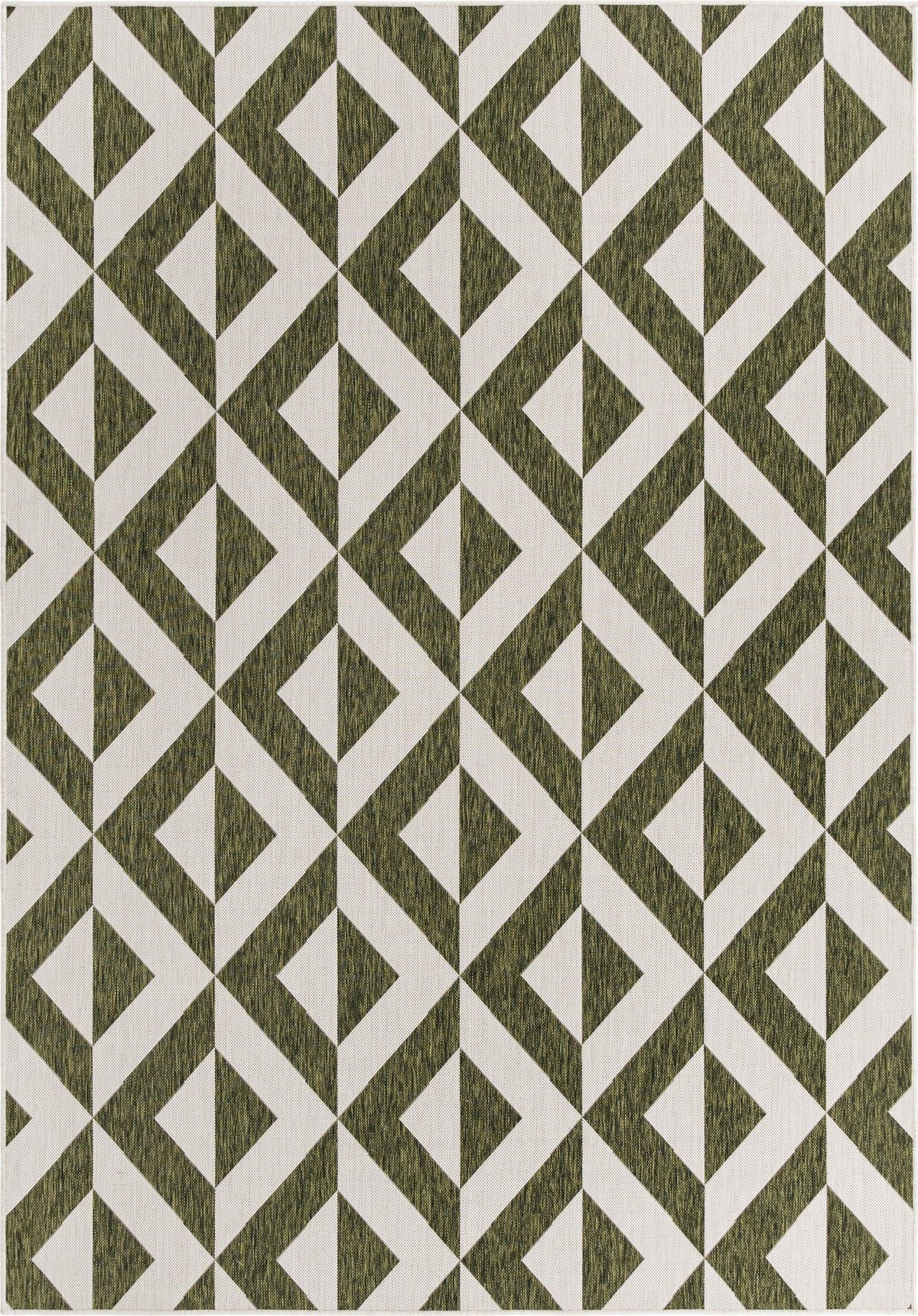 unique loom jill zarin outdoor napa green rug