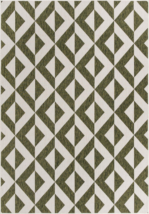 unique loom jill zarin outdoor napa green rug