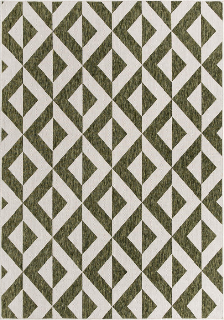 unique loom jill zarin outdoor napa green rug