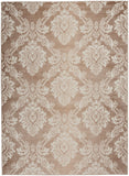 nourison elation etn03 ivory mocha rug
