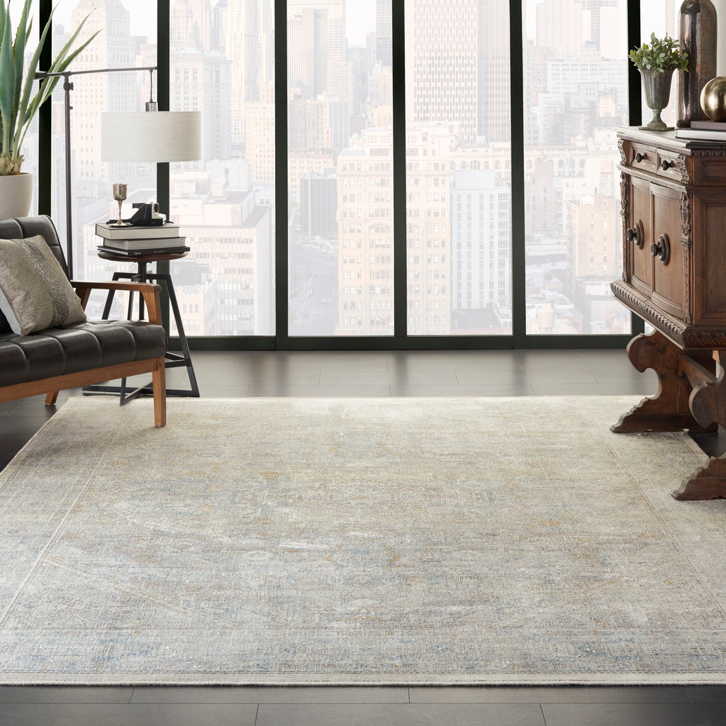 nourison starry nights stn02 cream grey rug