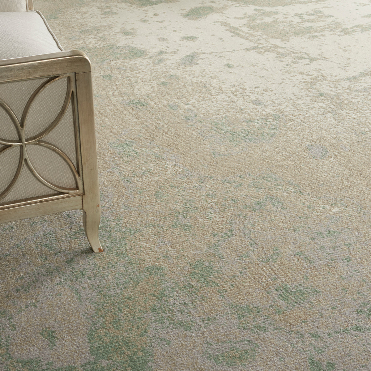 nourison twilight twi06 ivory green rug