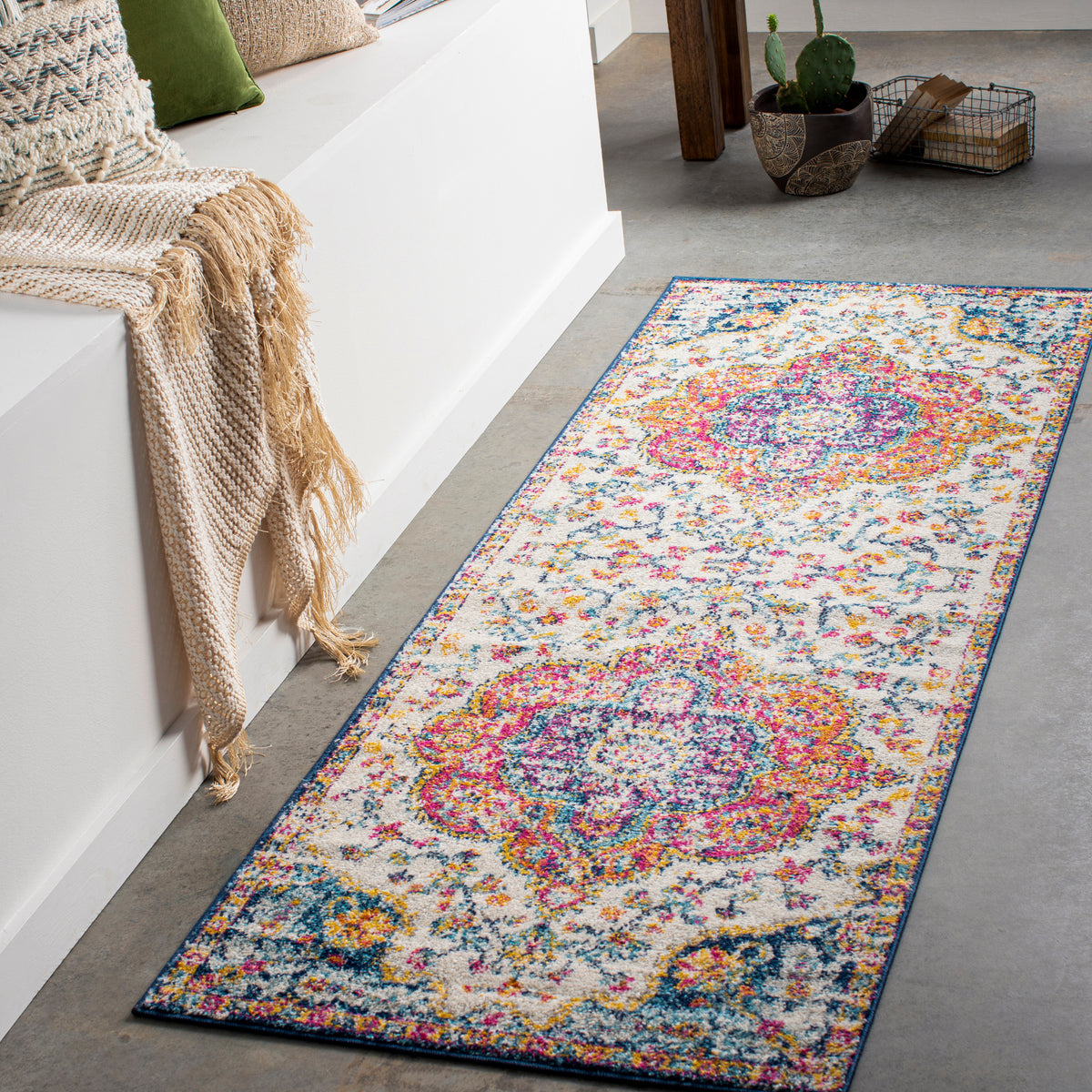 surya rug co elaziz elz 2335 bright pink rug
