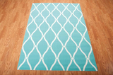 Nourison Clearance & Garden RS089 Aqua Rug