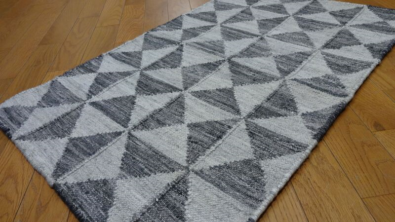Shalom Brothers Durham Kilim DK-5 Grey Rug