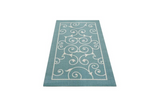 Nourison Clearance & Garden RS019 Light Blue Rug