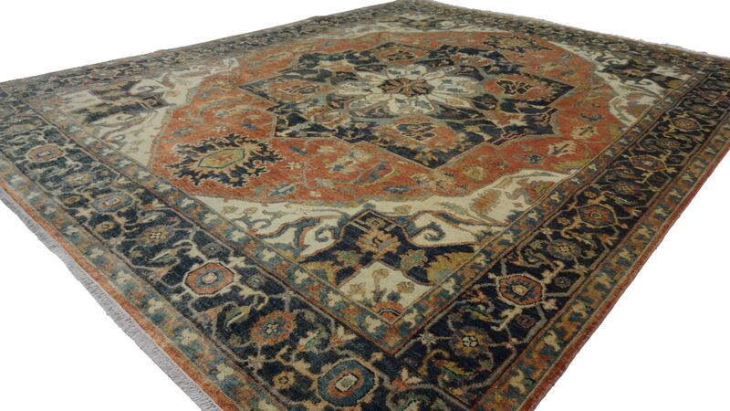 Shalom Brothers Jules Serapi JS554 Dark Amber Rug