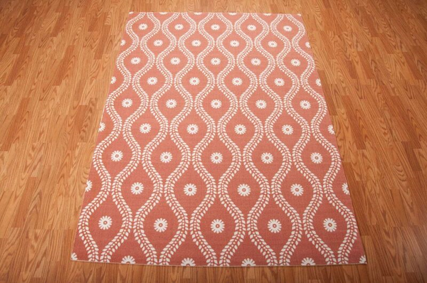 Nourison Clearance & Garden RS085 Rust Rug