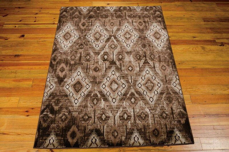 Nourison Clearance Karma KRM02 Chocolate Rug