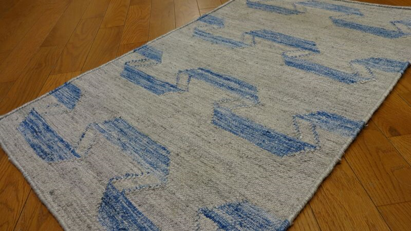 Shalom Brothers Durham Kilim DK-4 Blue Rug