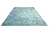 Nourison Clearance Opaline OPA12 Aqua Rug