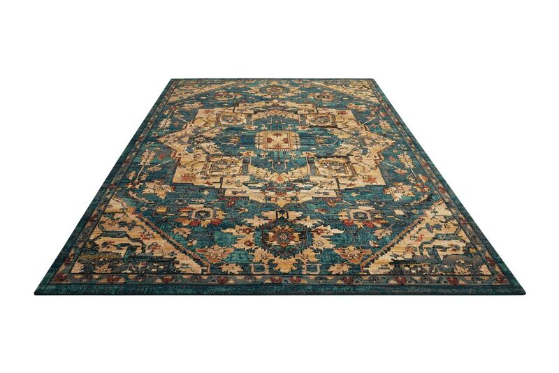 Nourison Clearance 2020 NR206 Teal Rug