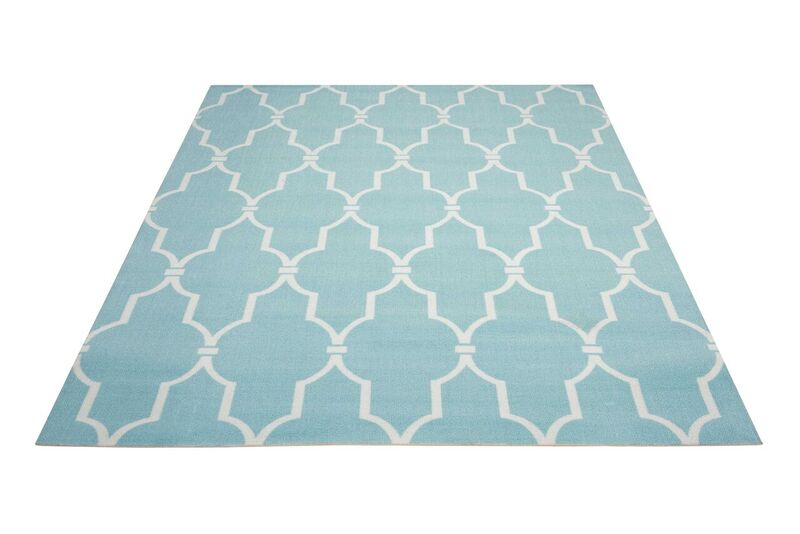 Nourison Clearance & Garden RS087 Aqua Rug