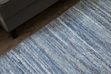 Anji Mountain Bamboo Rug, Co. Bell Bottom Blues AMB1116 Denim Rug