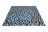 Nourison Clearance & Garden RS094 Blue Rug