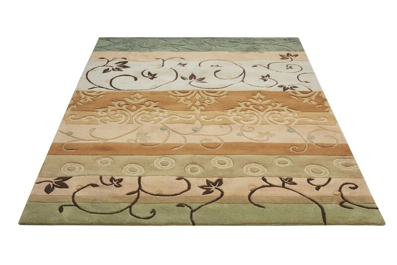 Nourison Sale Contour CON10 Green Rug
