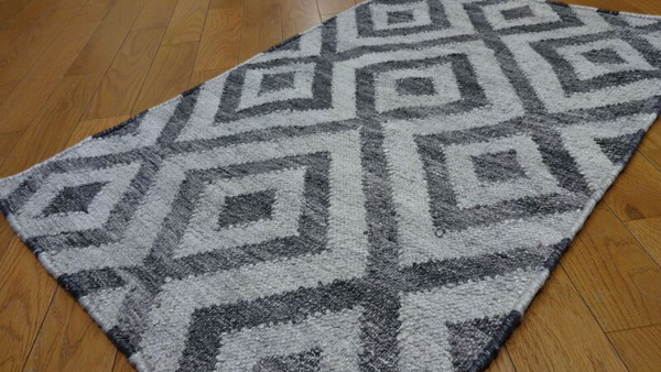 Shalom Brothers Durham Kilim DK-2 Grey Rug