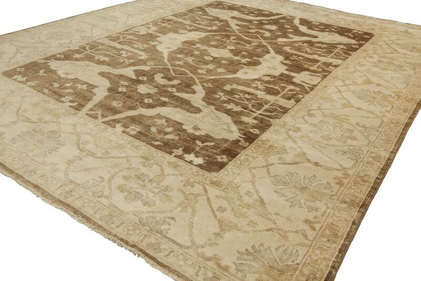 Shalom Brothers Oushak OU52 Brown Rug