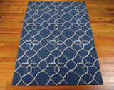 Nourison Sale Contour CON41 Denim Rug