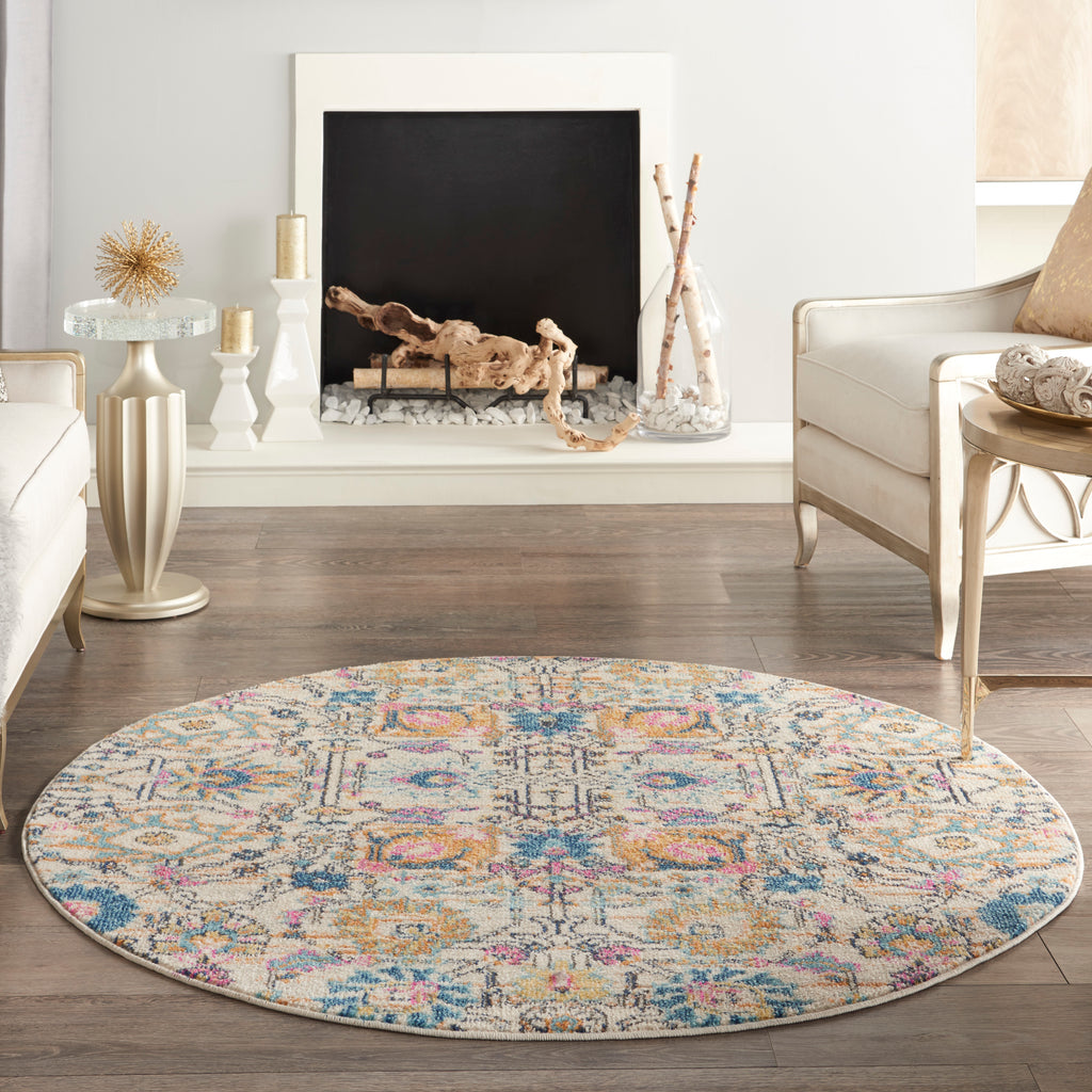 nourison passion psn01 ivory multi rug