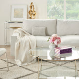 nourison luminescence z2003 ivory pillow