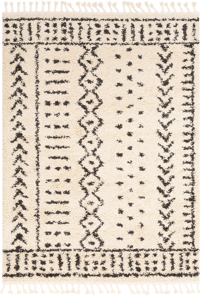 Surya Closeout Berber Shag BBE-2311 Charcoal Rug