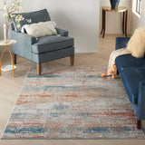 nourison rustic textures rus11 multicolor rug