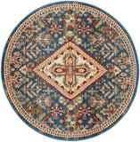 nourison karisma kar02 blue ivory rug