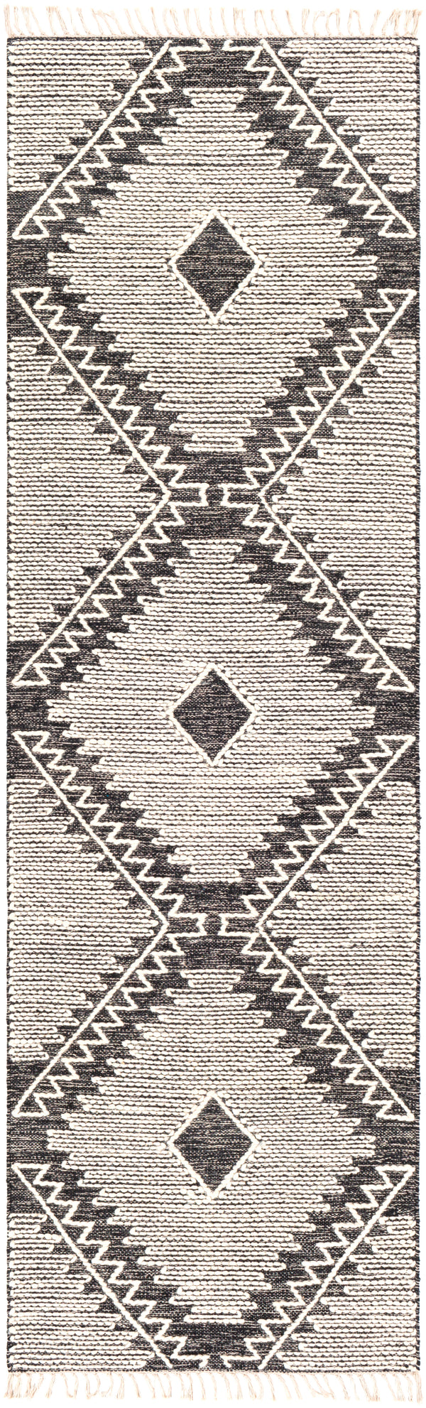 Surya Bedouin Runner Black Rug | Runner Rugs | Rugs Done Right 