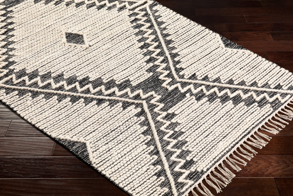 Flatwoven Surya Bedouin Black Rug | Surya Rugs | Rugs Done Right 