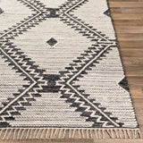 Surya Bedouin  Black Rug | Cream Rugs | Rugs Done Right 
