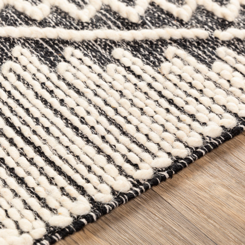Flatwoven Surya Bedouin Black Rug | Surya Rugs | Rugs Done Right 