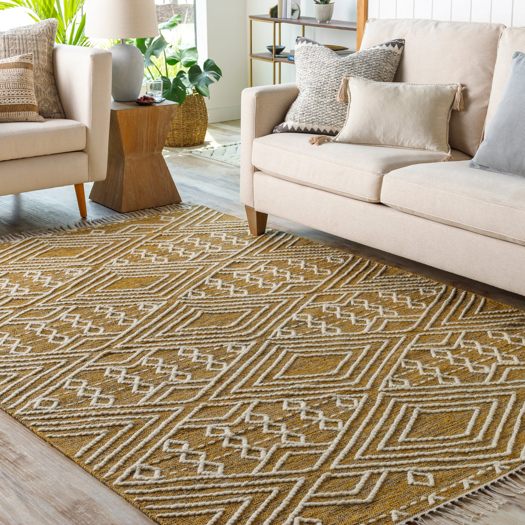 surya bedouin bdo 2307 mustard rug