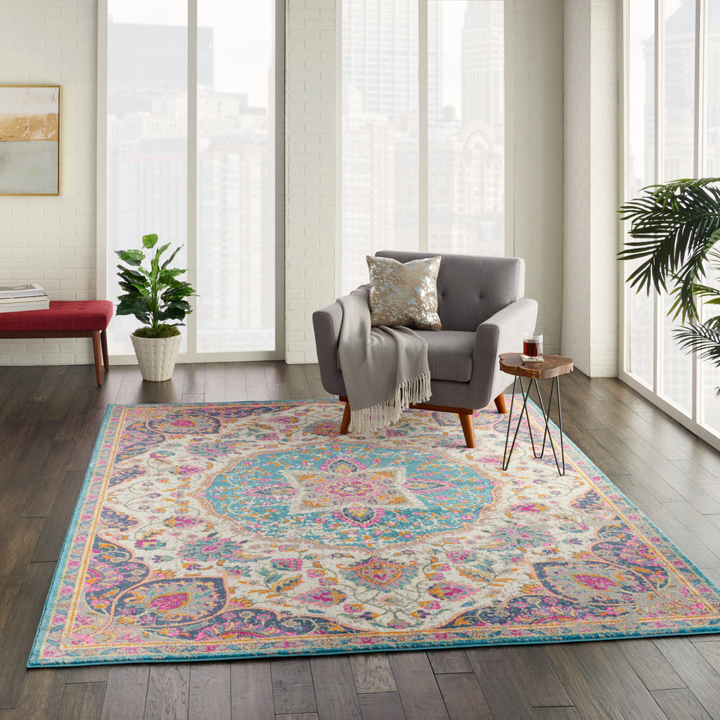 nourison passion psn22 ivory multi rug