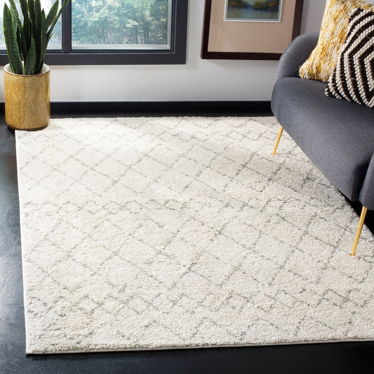 safavieh clearance berber shag ber165c cream rug