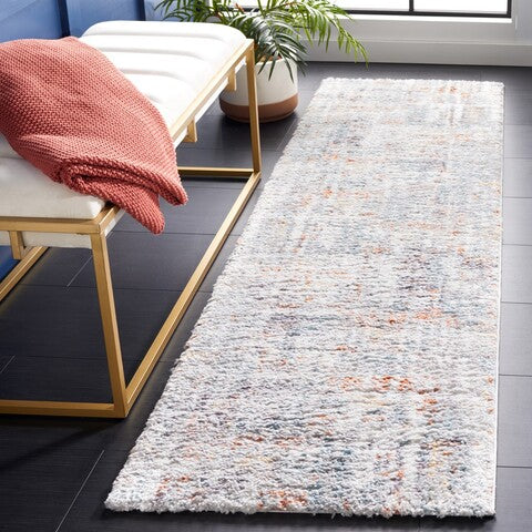 safavieh clearance berber shag ber569a blue rust rug