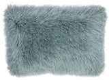 nourison shag tl004 celadon pillow