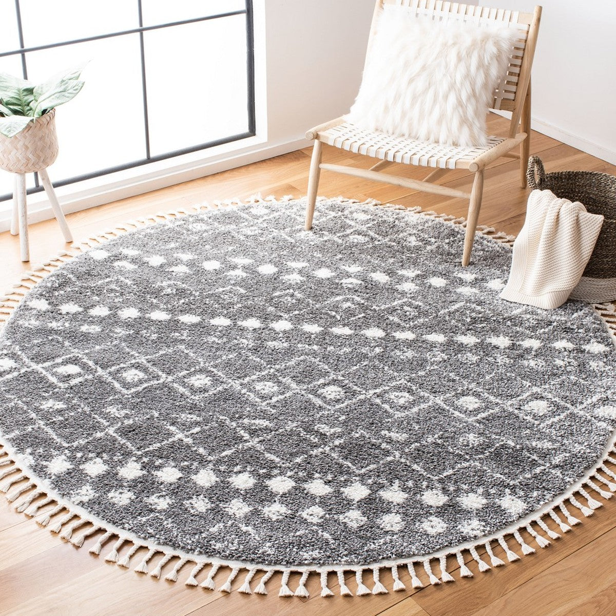 safavieh clearance berber fringe shag bfg516f grey rug