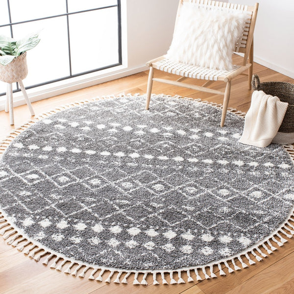 safavieh clearance berber fringe shag bfg516f grey rug