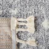 safavieh clearance berber fringe shag bfg516g light grey rug