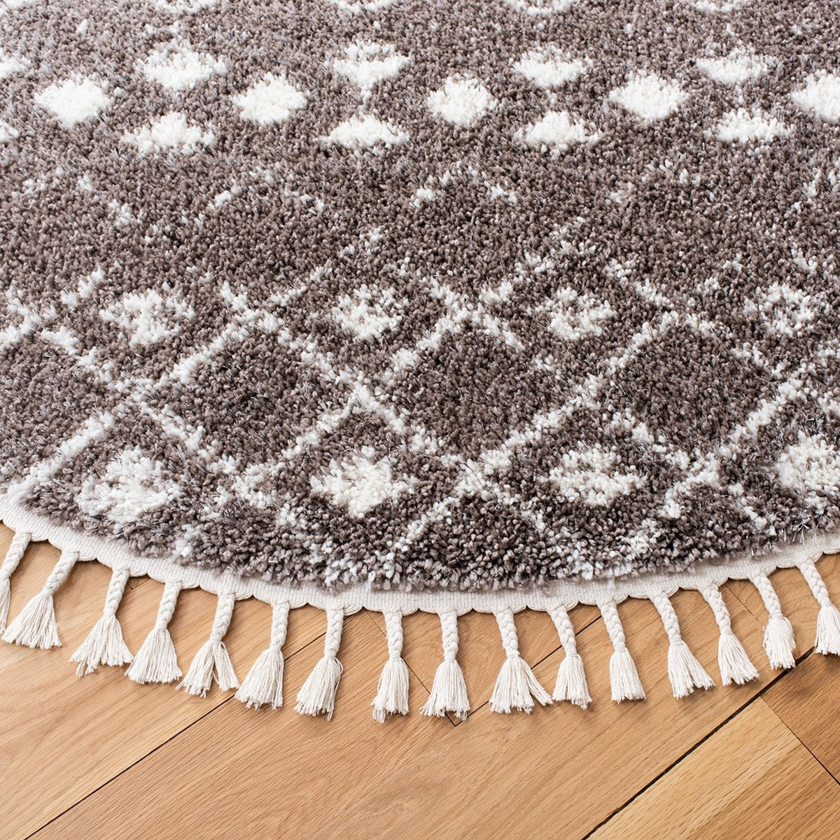 safavieh clearance berber fringe shag bfg516t brown rug