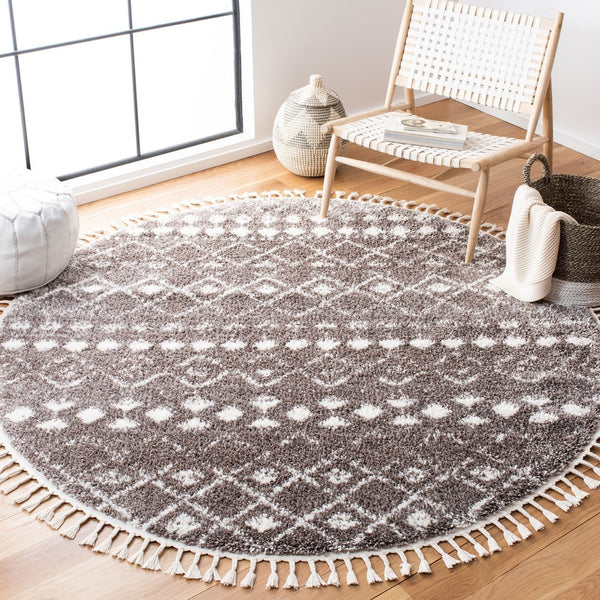 safavieh clearance berber fringe shag bfg516t brown rug